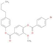 Benzoic acid, 4-[(4-bromobenzoyl)oxy]-3-methoxy-, 4-butylphenyl ester
