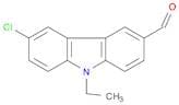 9H-Carbazole-3-carboxaldehyde, 6-chloro-9-ethyl-