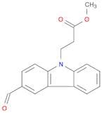9H-Carbazole-9-propanoic acid, 3-formyl-, methyl ester