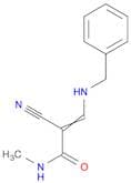 2-Propenamide, 2-cyano-N-methyl-3-[(phenylmethyl)amino]-