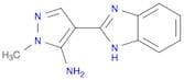 4-(1H-Benzo[d]imidazol-2-yl)-1-methyl-1H-pyrazol-5-amine