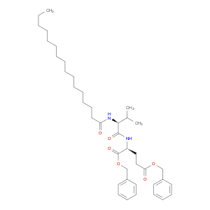 L-Glutamic acid, N-[N-(1-oxohexadecyl)-L-valyl]-, bis(phenylmethyl) ester