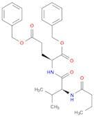 L-Glutamic acid, N-[N-(1-oxobutyl)-L-valyl]-, bis(phenylmethyl) ester
