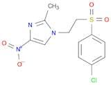 1H-Imidazole, 1-[2-[(4-chlorophenyl)sulfonyl]ethyl]-2-methyl-4-nitro-