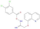 Ethanimidamide, N-[(3,4-dichlorobenzoyl)oxy]-2-(8-quinolinyloxy)-