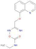 Ethanimidamide, N-[[(ethylamino)carbonyl]oxy]-2-(8-quinolinyloxy)-