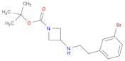 1-Azetidinecarboxylicacid, 3-[[2-(3-bromophenyl)ethyl]amino]-, 1,1-dimethylethyl ester
