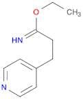 4-Pyridinepropanimidicacid, ethyl ester