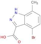 4-Bromo-7-methyl-1H-indazole-3-carboxylic acid