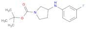 1-Pyrrolidinecarboxylicacid, 3-[(3-fluorophenyl)amino]-, 1,1-dimethylethyl ester