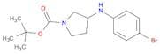 1-Pyrrolidinecarboxylicacid, 3-[(4-bromophenyl)amino]-, 1,1-dimethylethyl ester