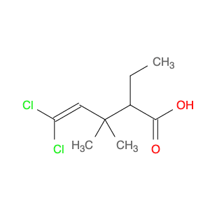 4-Pentenoic acid, 5,5-dichloro-2-ethyl-3,3-dimethyl-