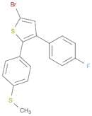 Thiophene, 5-bromo-3-(4-fluorophenyl)-2-[4-(methylthio)phenyl]-