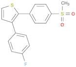 Thiophene, 3-(4-fluorophenyl)-2-[4-(methylsulfonyl)phenyl]-