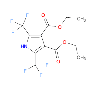 1H-Pyrrole-3,4-dicarboxylic acid, 2,5-bis(trifluoromethyl)-, diethyl ester