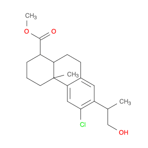 methyl 6-chloro-7-(1-hydroxypropan-2-yl)-4a-methyl-1,2,3,4,4a,9,10,10a-octahydrophenanthrene-1-car…
