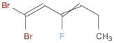 1,3-Hexadiene, 1,1-dibromo-3-fluoro-