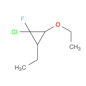Cyclopropane, 1-chloro-2-ethoxy-3-ethyl-1-fluoro-