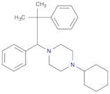Piperazine, 1-cyclohexyl-4-(2-methyl-1,2-diphenylpropyl)-