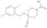 Piperidine, 1-acetyl-4-[(2,5-difluorophenyl)methoxy]-4-ethynyl-