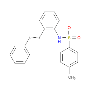 Benzenesulfonamide, 4-methyl-N-[2-(2-phenylethenyl)phenyl]-