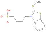 3(2H)-Benzothiazolebutanesulfonic acid, 2-(methylthio)-