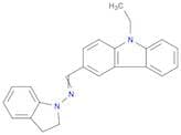 1H-Indol-1-amine, N-[(9-ethyl-9H-carbazol-3-yl)methylene]-2,3-dihydro-