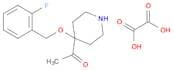 Ethanone, 1-[4-[(2-fluorophenyl)methoxy]-4-piperidinyl]-, ethanedioate(1:1)