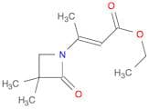 2-Butenoic acid, 3-(3,3-dimethyl-2-oxo-1-azetidinyl)-, ethyl ester, (E)-