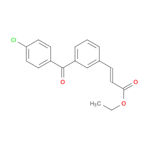 2-Propenoic acid, 3-[3-(4-chlorobenzoyl)phenyl]-, ethyl ester, (E)-