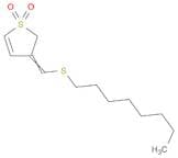 Thiophene, 2,3-dihydro-3-[(octylthio)methylene]-, 1,1-dioxide