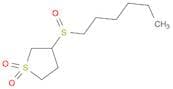 Thiophene, 3-(hexylsulfinyl)tetrahydro-, 1,1-dioxide