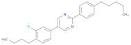 Pyrimidine, 5-(4-butyl-3-chlorophenyl)-2-(4-pentylphenyl)-