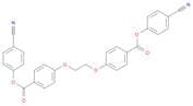 Benzoic acid, 4,4'-[1,2-ethanediylbis(oxy)]bis-, bis(4-cyanophenyl) ester