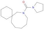8-Azaspiro[5.7]tridecane, 8-(1-pyrrolidinylcarbonyl)-