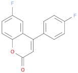 2H-1-Benzopyran-2-one, 6-fluoro-4-(4-fluorophenyl)-