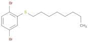 Benzene, 1,4-dibromo-2-(octylthio)-