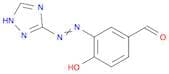Benzaldehyde, 4-hydroxy-3-(1H-1,2,4-triazol-3-ylazo)-