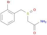 Acetamide, 2-[[(2-bromophenyl)methyl]sulfinyl]-