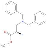 Propanoic acid, 3-[bis(phenylmethyl)amino]-2-fluoro-, methyl ester, (R)-