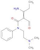 2-Pentenamide, 3-amino-N-[2-(dimethylamino)ethyl]-2-formyl-N-phenyl-