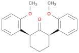 Cyclohexanone, 2,6-bis(2-methoxyphenyl)-, cis-