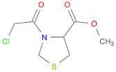 4-Thiazolidinecarboxylic acid, 3-(chloroacetyl)-, methyl ester
