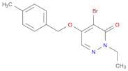 4-Bromo-2-ethyl-5-((4-methylbenzyl)oxy)pyridazin-3(2H)-one