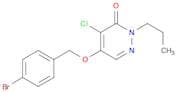 5-((4-Bromobenzyl)oxy)-4-chloro-2-propylpyridazin-3(2H)-one