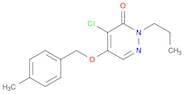 4-Chloro-5-((4-methylbenzyl)oxy)-2-propylpyridazin-3(2H)-one