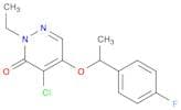 4-Chloro-2-ethyl-5-(1-(4-fluorophenyl)ethoxy)pyridazin-3(2H)-one