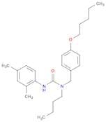 Urea, N-butyl-N'-(2,4-dimethylphenyl)-N-[[4-(pentyloxy)phenyl]methyl]-