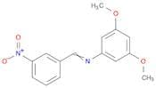 Benzenamine, 3,5-dimethoxy-N-[(3-nitrophenyl)methylene]-