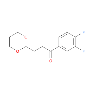 3',4'-Difluoro-3-(1,3-dioxan-2-yl)propiophenone